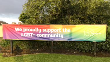 Sainsbury's LGBT banner