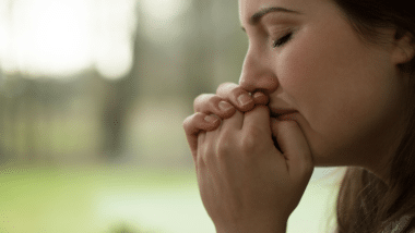 Woman praying