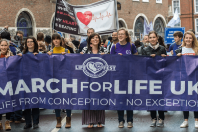 Thousands march for life in London
