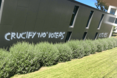 Australian churches vandalised by same-sex marriage supporters