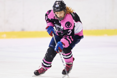 14-year-old girls forced to compete against adult male ice hockey player