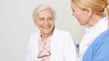 Elder lady with younger woman