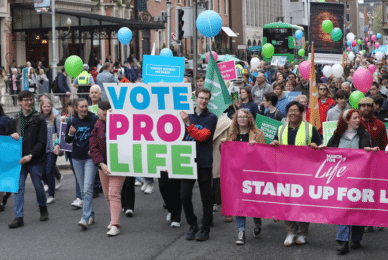 Thousands march for life in Dublin