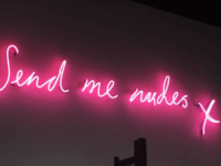 ‘Send me nudes’ sexting sign in women’s fashion store removed